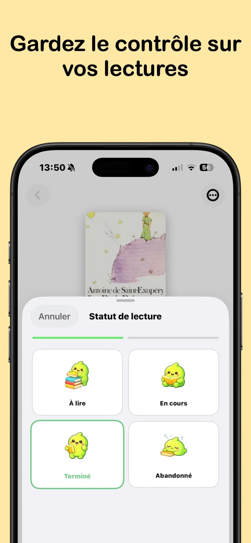 Bookster — objectif de lecture
