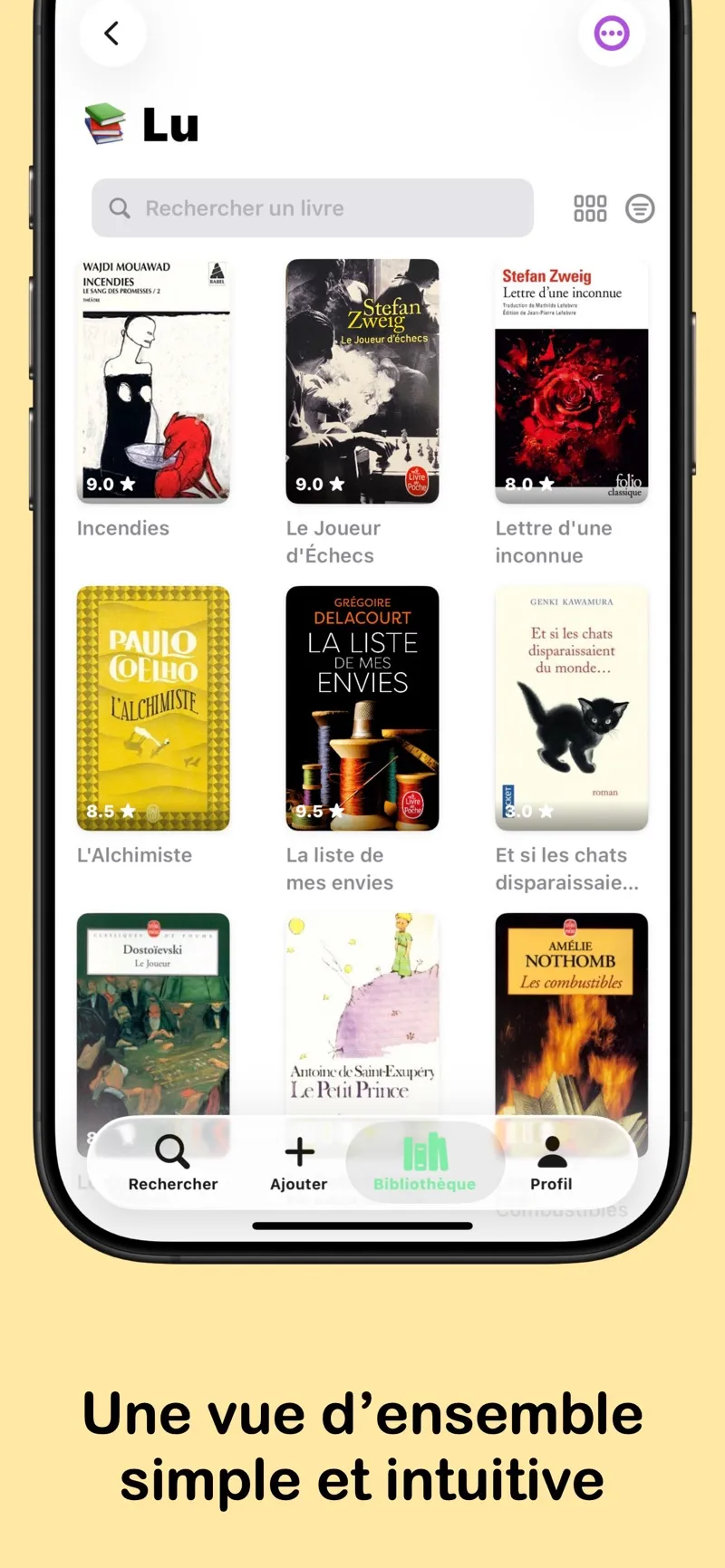 Bookster — profil lecteur et amis
