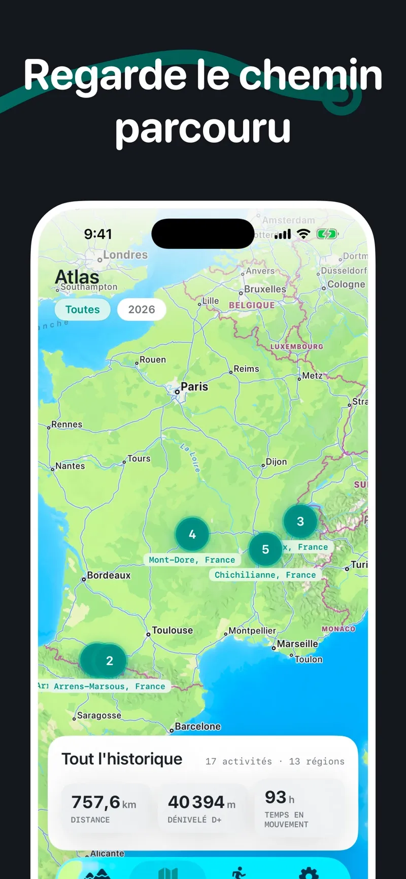 Ridge — Atlas de toutes les sorties